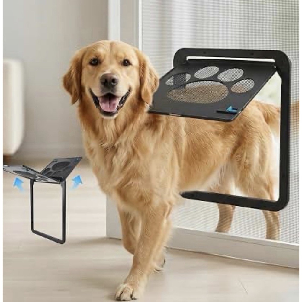 New Plastic Sliding Door Insert Pet Door 12" X 14"